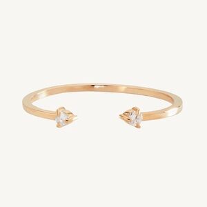 Catbird Her Eyes 14k diamond stacking ring 7